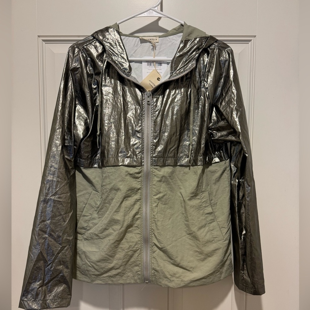 Andthewhy windbreaker jacket with hood
